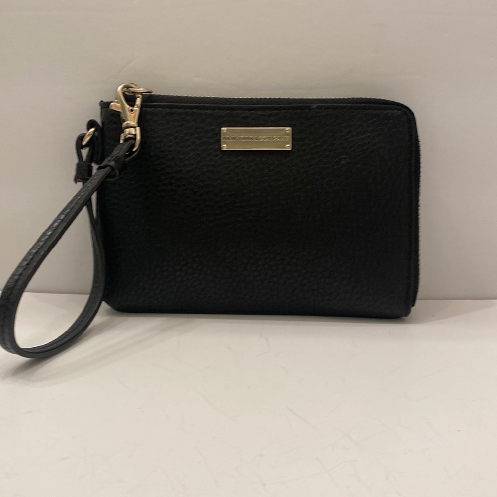 New York & Company Black Wristlet